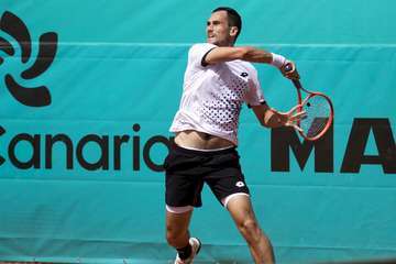 Espectáculo y sorpresas en Telde en la jornada de este martes de la ATP Gran Canaria Challenger/TA.